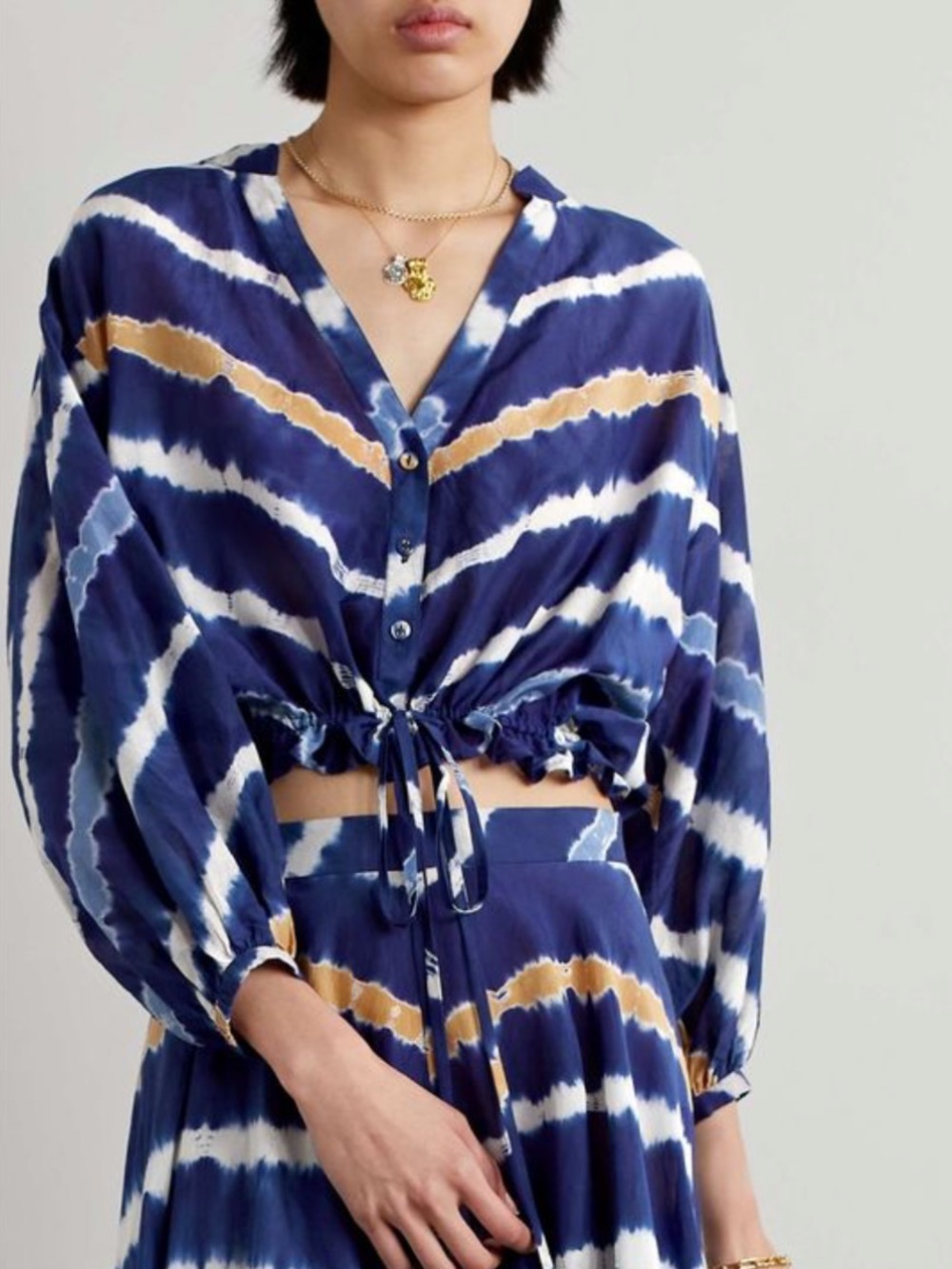 NWT Cara Cara Misha cropped tie dye top S
